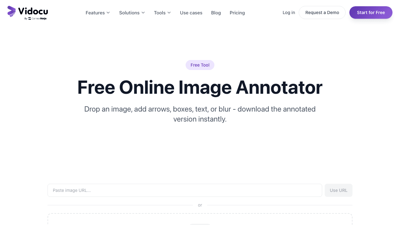 Vidocu free image annotator