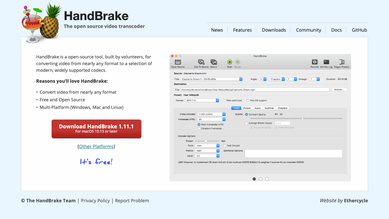 HandBrake subtitle burner