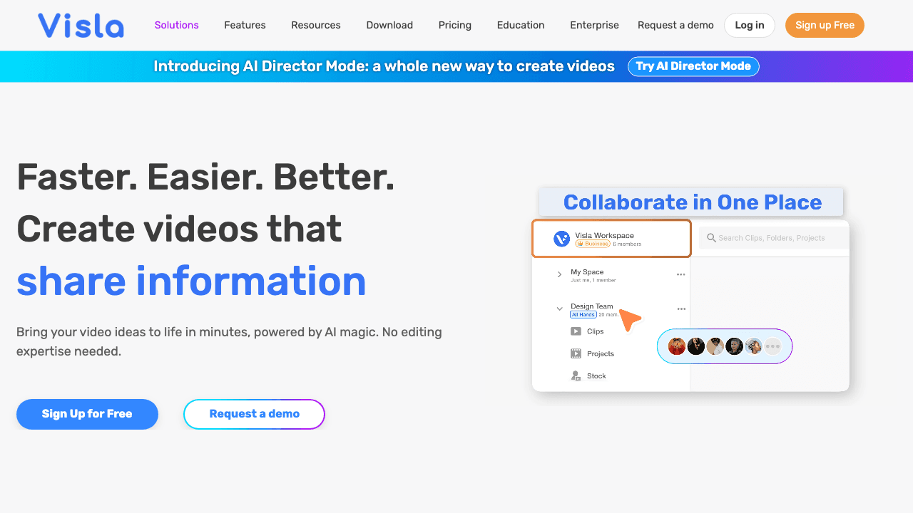 Visla AI video tool