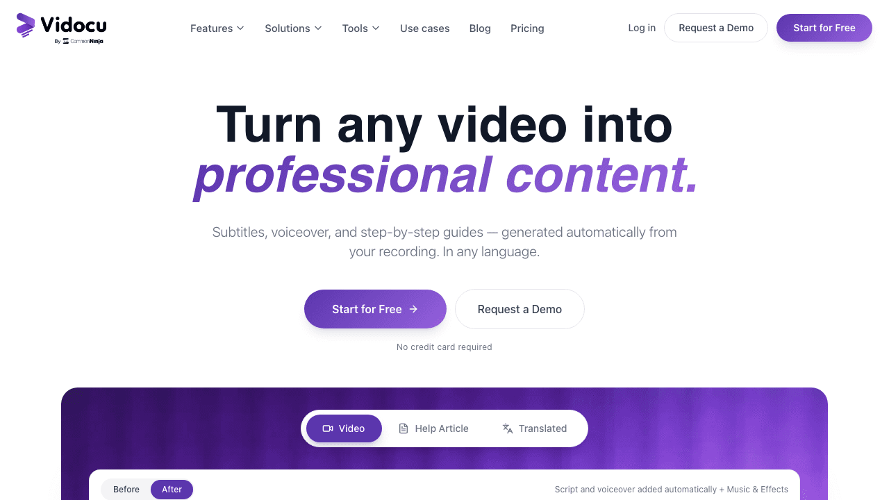 Vidocu training video platform